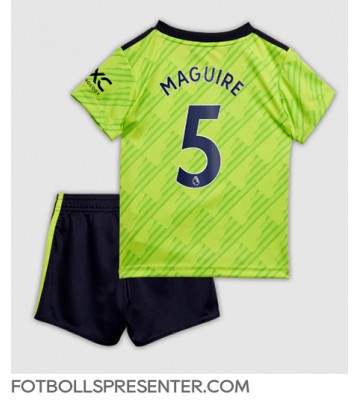 Manchester United Harry Maguire #5 Tredje tröja Barn 2022-23 Kortärmad (+ korta byxor)